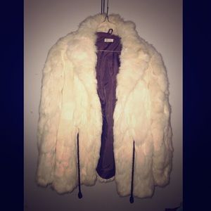 Vintage Rabbit Fur Coat